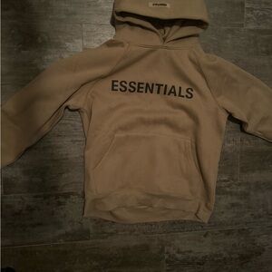 Essentials Beige Hoodie